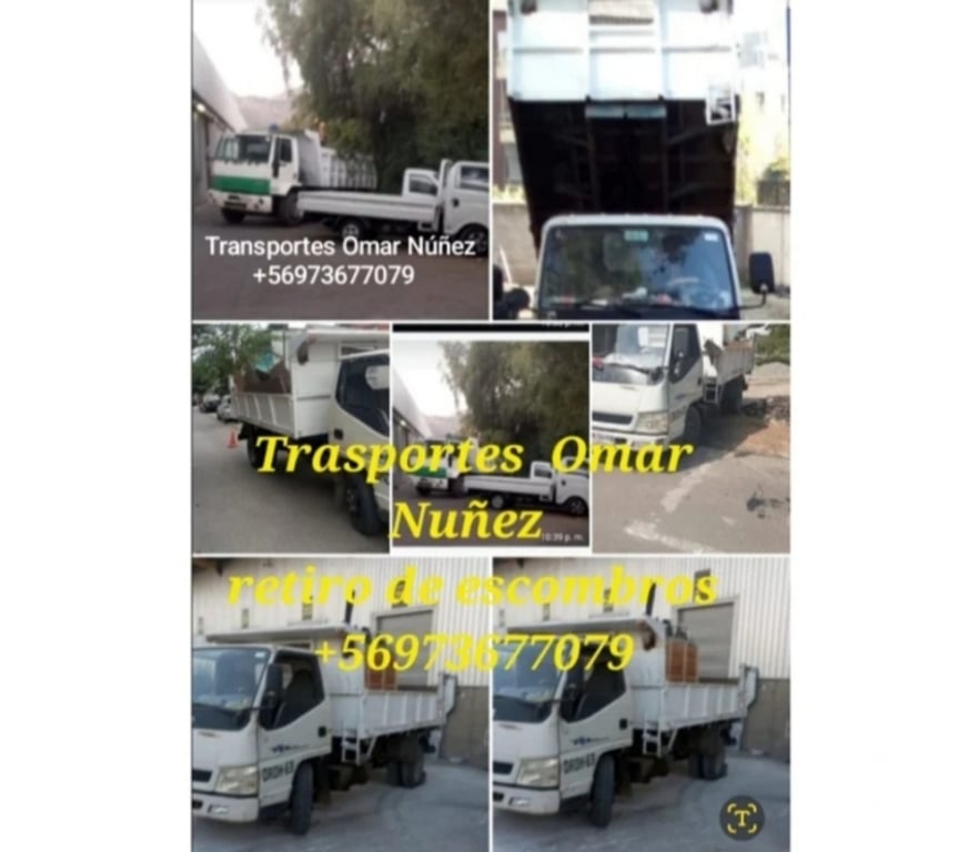 Fletes y Mudanzas - Transportes Santiago La Granja - Fotos de Retiro escombros la granja aridos +56999049850 hoy