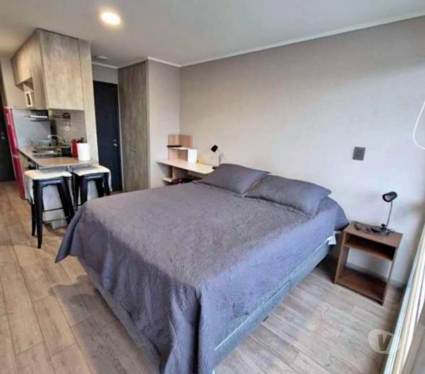 Arriendo de piezas Santiago Providencia - Fotos de pieza amoblada con cocina y estacionamiento providencia