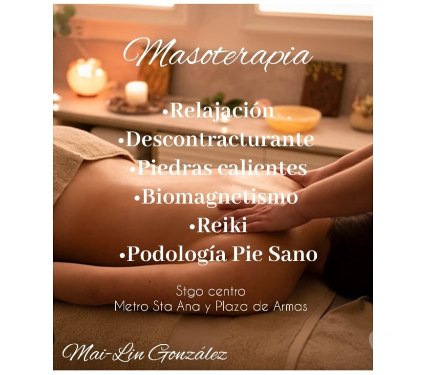 Masajes Santiago Santiago - Fotos de Masoterapeuta $25.000, otras terapias $15.000