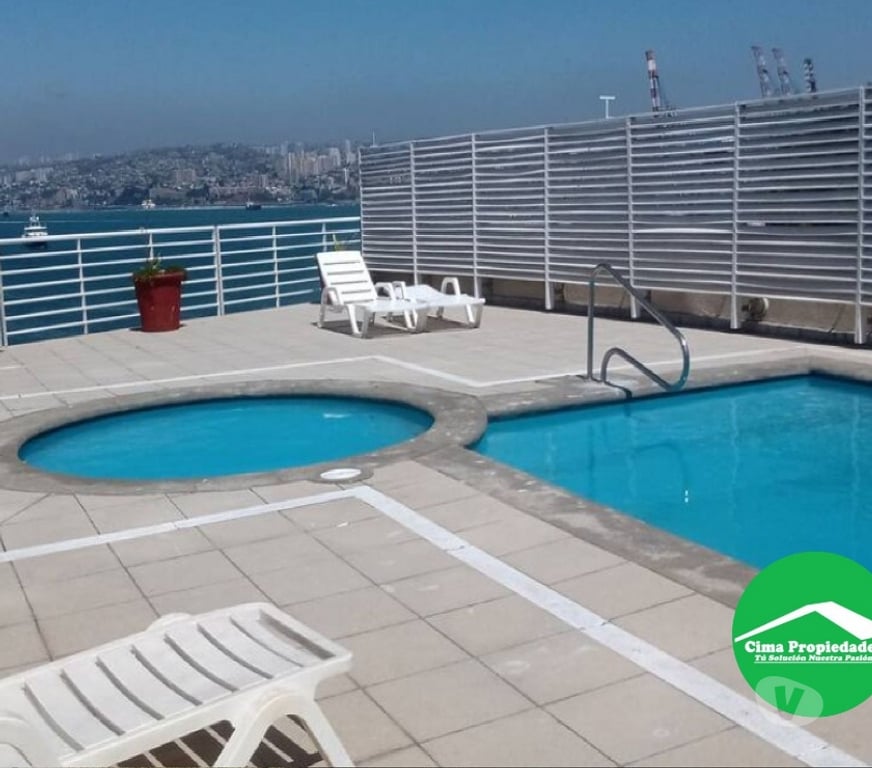 Bienes Raices Valparaíso Valparaíso - Fotos de Depto Valparaíso con bonita vista al mar en la Costanera