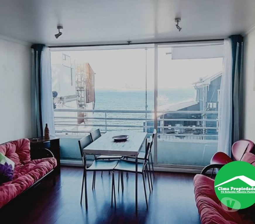 Bienes Raices Valparaíso Valparaíso - Fotos de Depto Valparaíso con bonita vista al mar en la Costanera