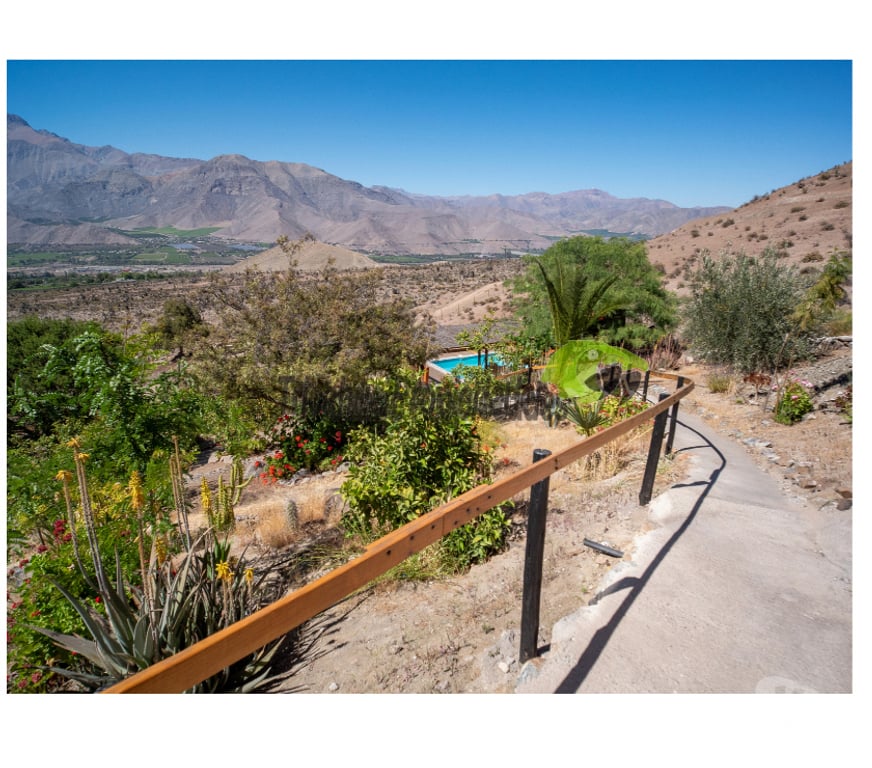 Parcelas en Venta Elqui Vicuña - Fotos de Parcela con linda casa y piscina, Valle del Elqui