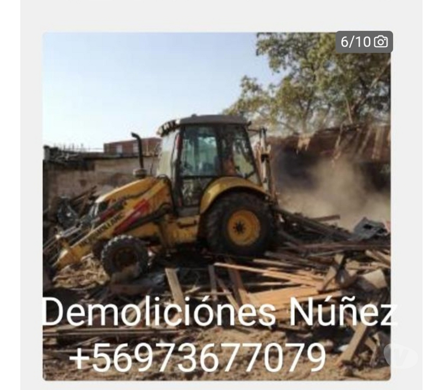 Fletes y Mudanzas - Transportes Santiago Recoleta - Fotos de Demolicion recoleta retiro de escombros stgo +56950990070