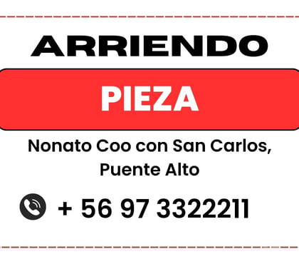 Piezas en Arriendo Puente Alto Cordillera - Fotos de Arriendo pieza zona Nonato Coo con San Carlos