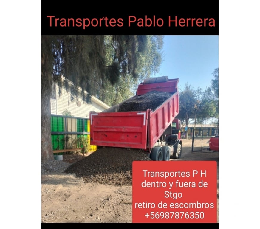 Fletes y Mudanzas - Transportes Santiago Recoleta - Fotos de fletes recoleta aridos estabilizado retiro escombros