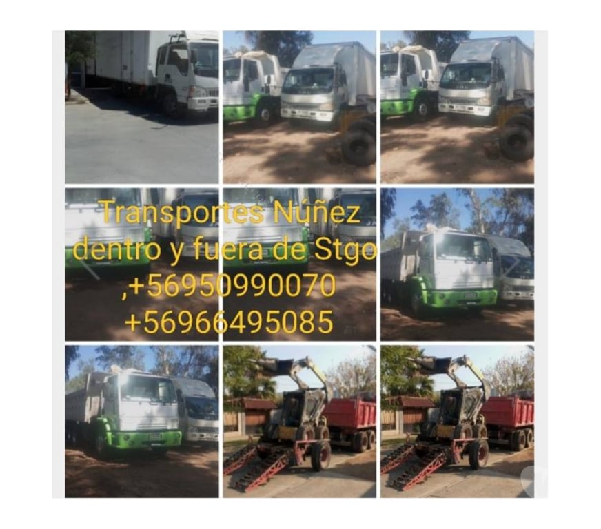 Fletes y Mudanzas - Transportes Santiago Recoleta - Fotos de fletes recoleta aridos estabilizado retiro escombros