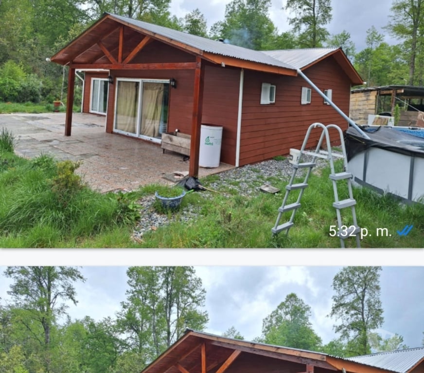 Arriendos Cautín Villarrica - Fotos de Parcela casa nueva Vista al Volcan