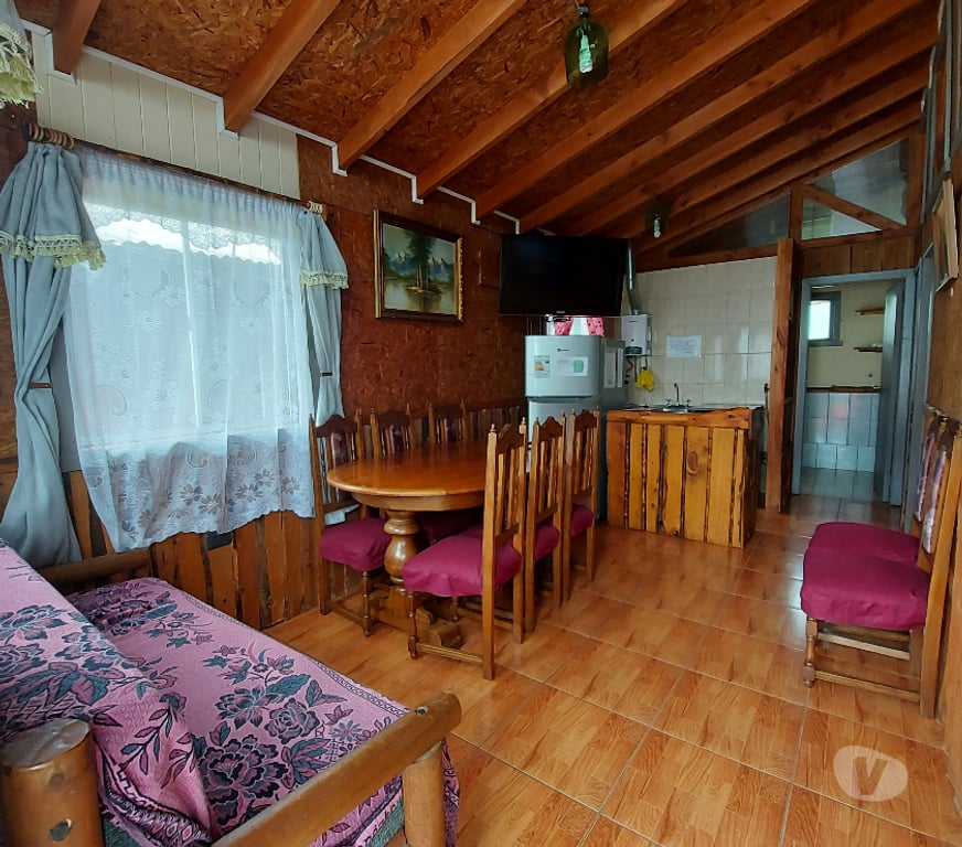 Arriendos Vacaciones Valdivia Panguipulli - Fotos de Cabañas en Coñaripe para 8 personas frente a la playa