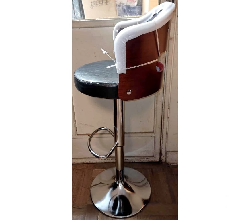 Muebles Santiago Quinta Normal - Fotos de Pack 2 Sillas Piso Bar Taburete Regulable Madera Ecocuero