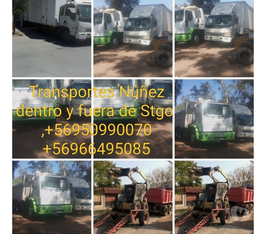 Fletes y Mudanzas - Transportes Santiago Peñalolén - Fotos de fletes Peñalolén macul . esconbros+569877876350