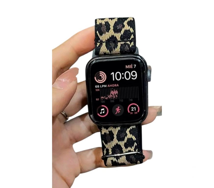 Celulares - iPod - MP3 Santiago Ñuñoa - Fotos de Correa Leopardo Animalprint Apple Watch 42-49mm Se1-se8 se10