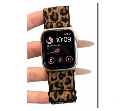 Celulares - iPod - MP3 Ñuñoa Santiago - Fotos de Correa Leopardo Animalprint Apple Watch 42-49mm Se1-se8 se10