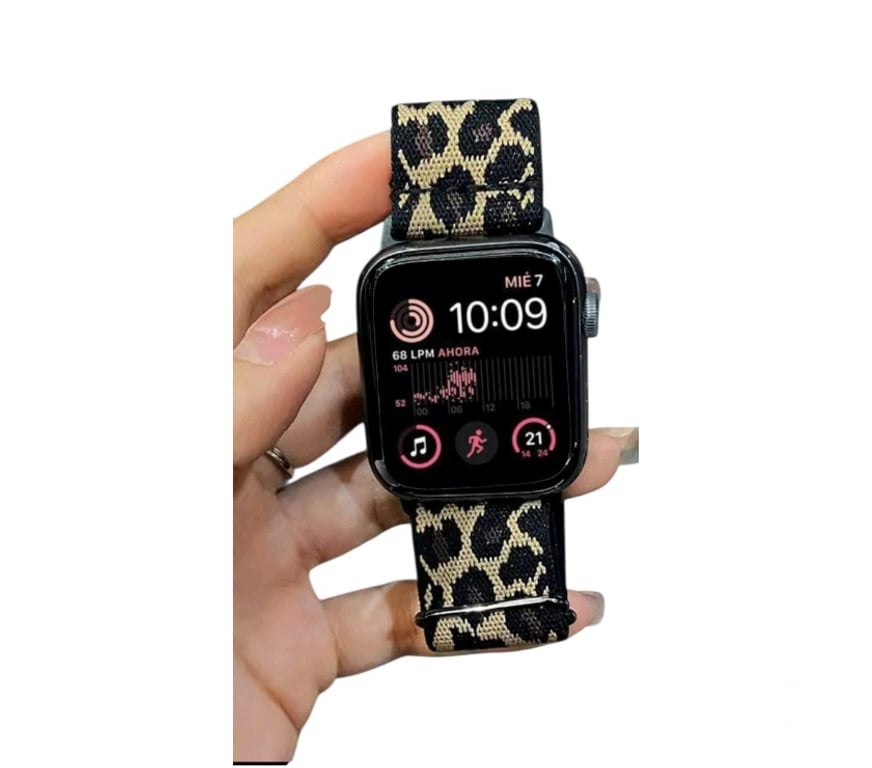 Celulares - iPod - MP3 Santiago Ñuñoa - Fotos de Correa Leopardo Animalprint Apple Watch 38-41mm Se1-se8 2 Cm