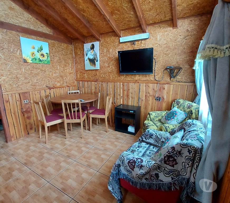 Arriendos Vacaciones Valdivia Panguipulli - Fotos de Cabañas en Coñaripe para 6 personas frente a la playa