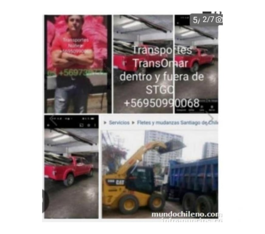 Fletes y Mudanzas - Transportes Santiago Santiago - Fotos de Retiro escombros todo santiago la Florida san bernardo