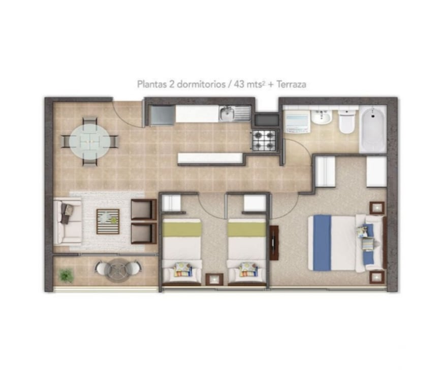 Bienes Raices Santiago San Joaquín - Fotos de Hermoso departamento en excelente ubicación