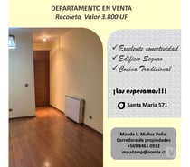 Departamento en Venta Avda. Santa María #571
