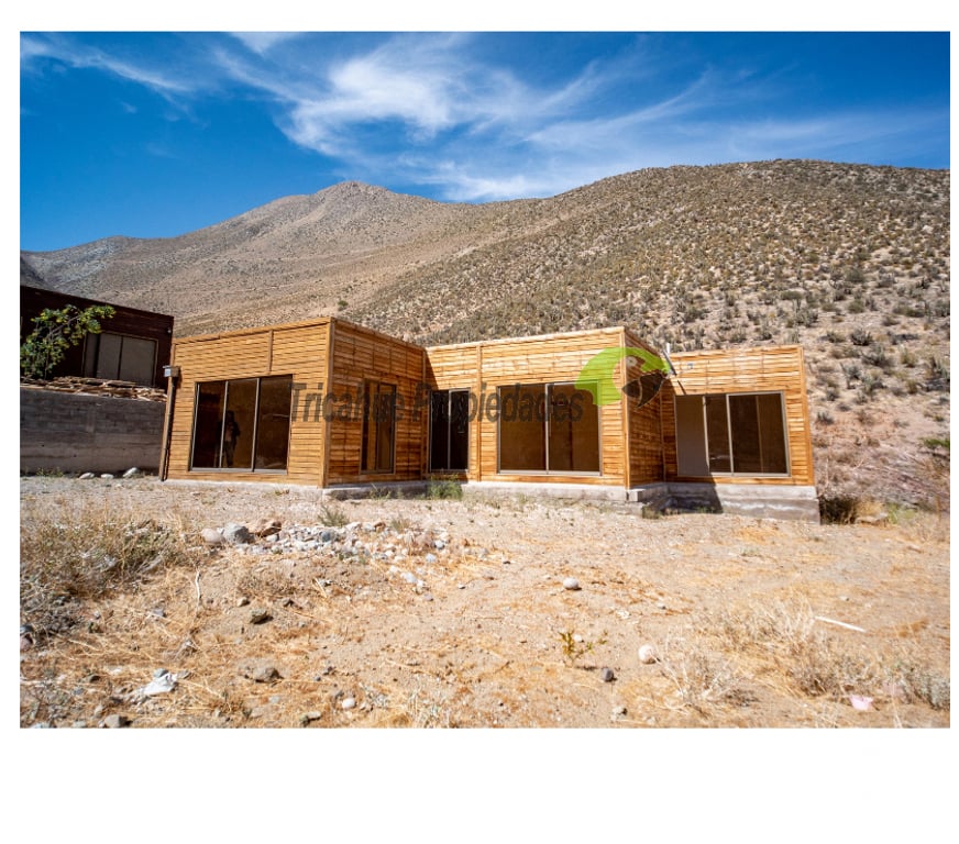 Bienes Raices Elqui Vicuña - Fotos de Sitio urbano con casa, electricidad y agua. Valle del Elqui