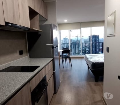 Arriendo de piezas Providencia Santiago - Fotos de pieza con cocina y baño metro los lenes Providencia