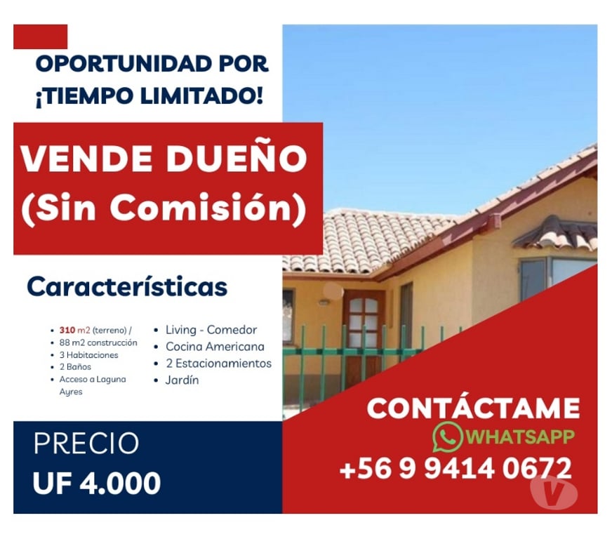 Bienes Raices Chacabuco Colina - Fotos de Dueño - ¡oportunidad! Precio Rebajado Por Tiempo Limitado