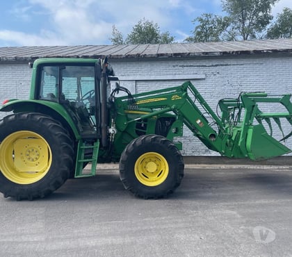 Cosechadoras Usadas Isla de Pascua Isla de Pascua - Fotos de Tractor John Deere 6430 con cargador