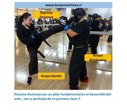 Otros Cursos Peñalolén Santiago - Fotos de Clases de Karate Americano y Kenpo Kickboxing - Peñalolen
