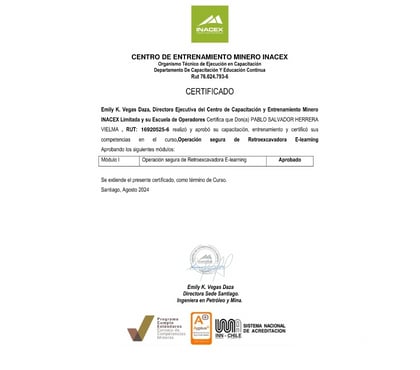 Otros Servicios Ñuñoa Santiago - Fotos de operador caterpilar multifuncional certificado