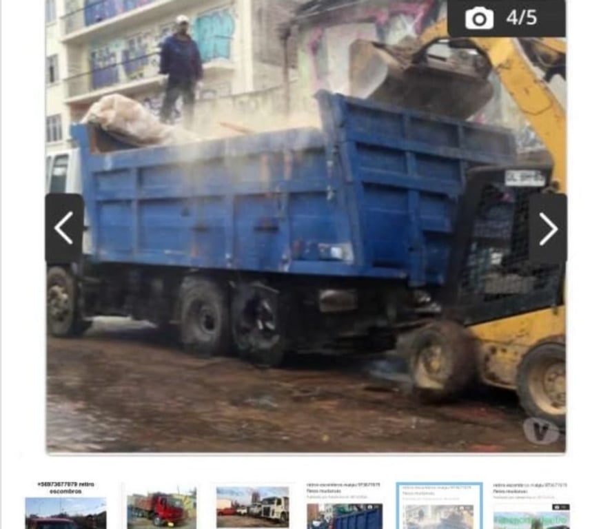 Fletes y Mudanzas - Transportes Santiago Ñuñoa - Fotos de retiros de eaconbro. P . H