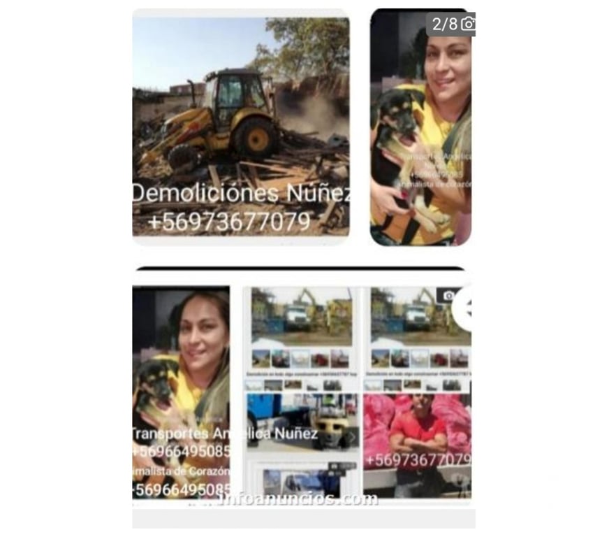 Fletes y Mudanzas - Transportes Santiago La Florida - Fotos de retiramos esconbros en la florida el bosque 973677079