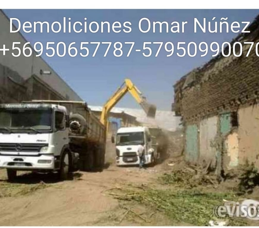 Fletes y Mudanzas - Transportes Santiago Santiago - Fotos de Denoliciones metropolitana stgo retiro esconbros 973677079