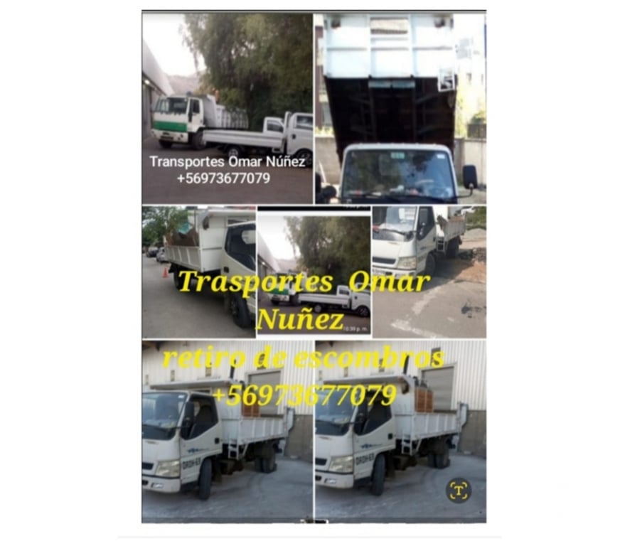 Fletes y Mudanzas - Transportes Santiago Recoleta - Fotos de retiro de escombros recoleta demolicion+56974477488