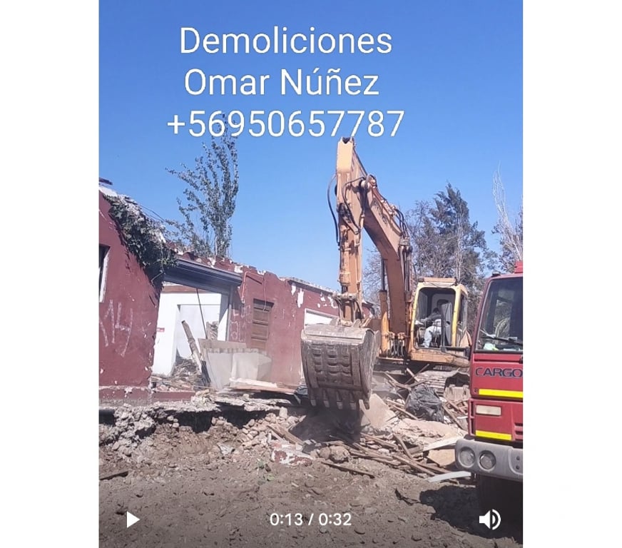 Fletes y Mudanzas - Transportes Santiago Recoleta - Fotos de retiro de escombros recoleta demolicion+56974477488