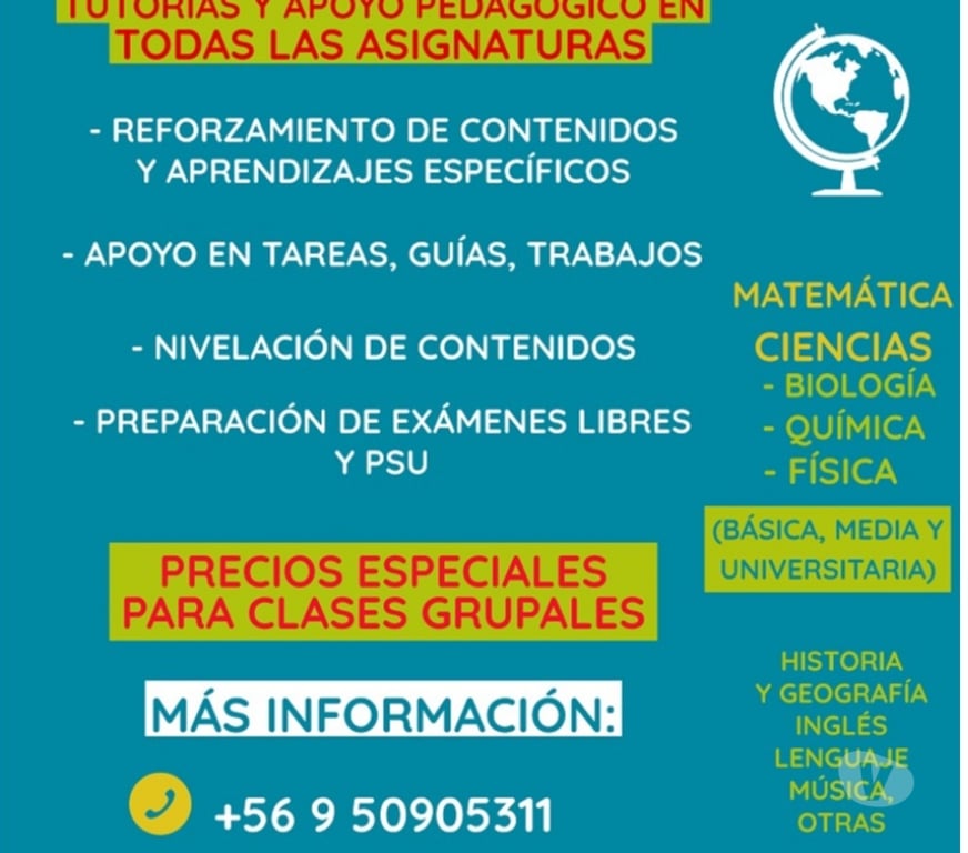 Clases Particulares de Apoyo Santiago Santiago - Fotos de CLASES PARTICULARES ONLINE PRESENCIALES, TODAS LAS ASIGNATUR
