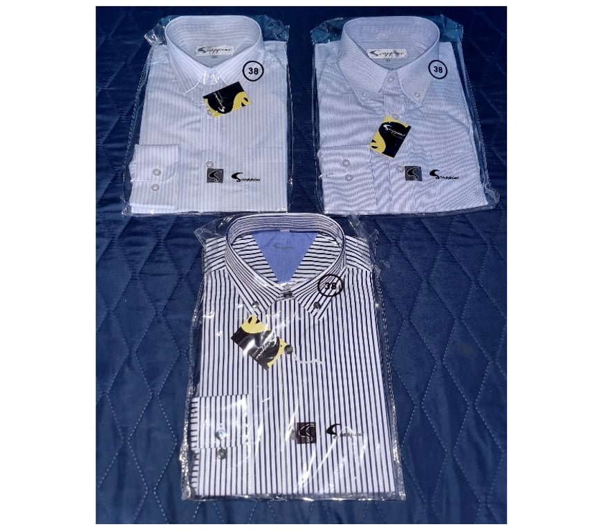 Ropa - Accesorios Santiago Quinta Normal - Fotos de 3 Camisas de hombre manga larga Scappini Talla 38 S