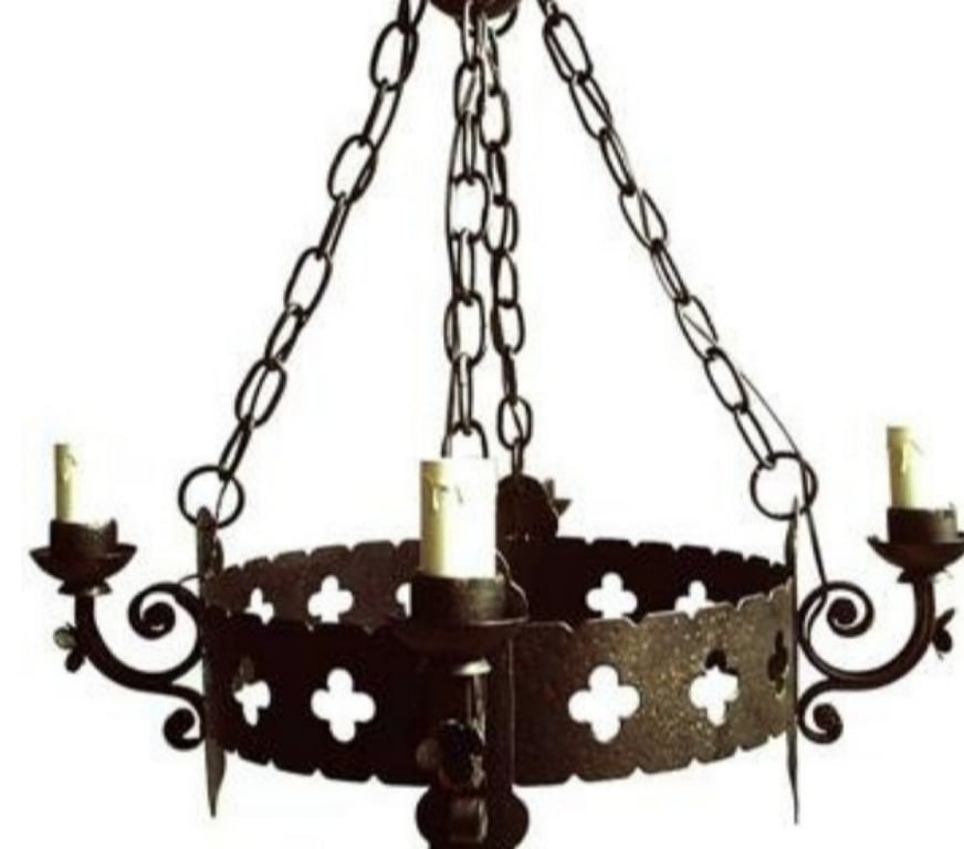 Accesorios Casa-Jardín Santiago La Florida - Fotos de Lámpara colgante de fierro forjado