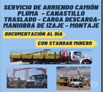 ARRIENDO MANIOBRAS TRASLADOS