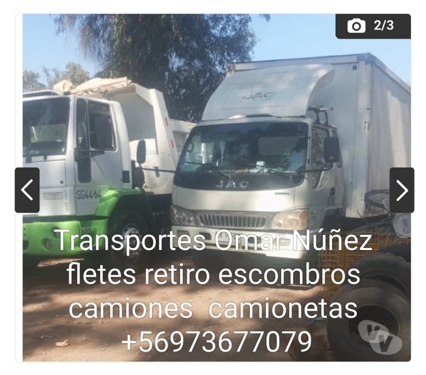 Fletes y Mudanzas - Transportes Santiago Ñuñoa - Fotos de fletes Ñuñoa stgo provincia la reina +56973677079 hoy