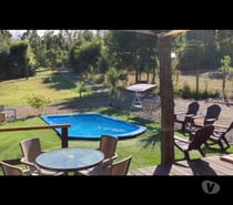 Parcela con 2 bellas cabañas totalmente equipadas