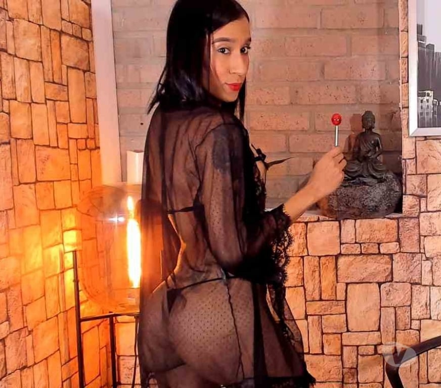 Escorts Gay - Travestis Cachapoal Rancagua - Fotos de Elyz chica trans natural Colombiana, culona y lechera