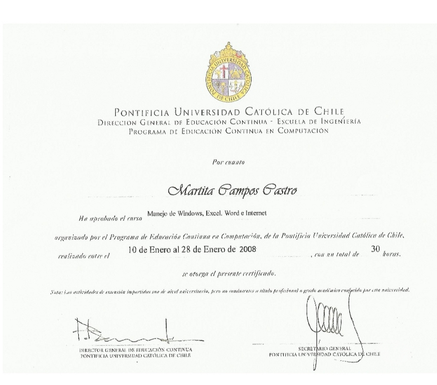 Cursos Computación Santiago La Reina - Fotos de **CLASES WORD - EXCEL -P. POINT-INTERNET TABLAS DINAMICAS**