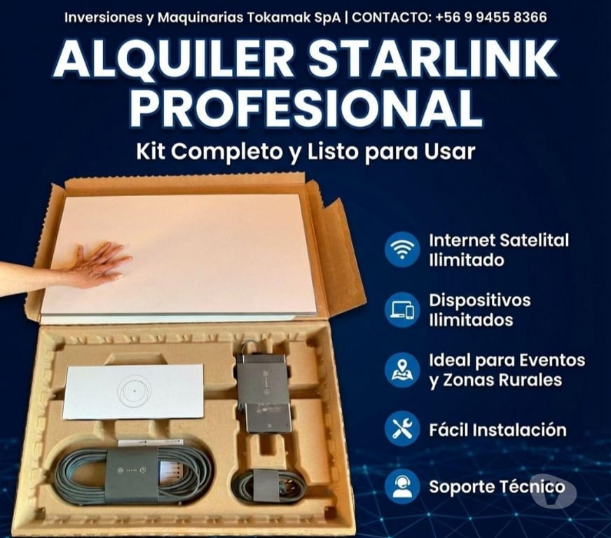 Servicios de Informática Santiago Las Condes - Fotos de STARLINK : ARRIENDO A EMPRESAS ANTENA SATELITAL