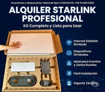 STARLINK : ARRIENDO A EMPRESAS ANTENA SATELITAL