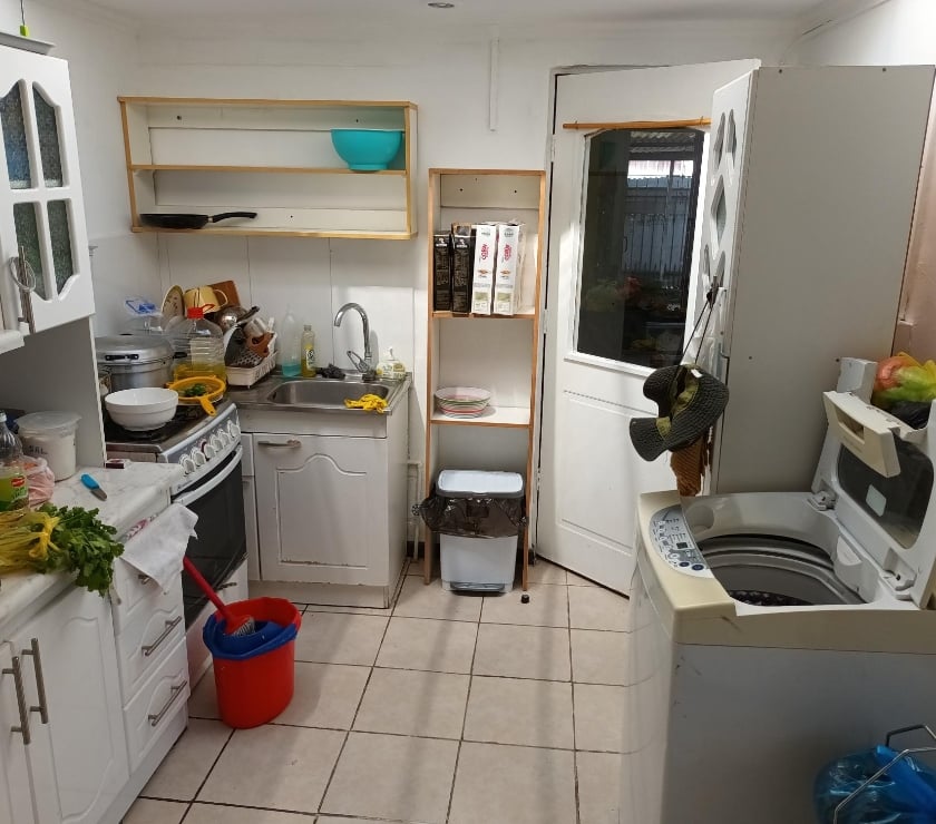 Bienes Raices Cordillera Puente Alto - Fotos de Casa 3D 1B 1Est Patio en Puente Alto