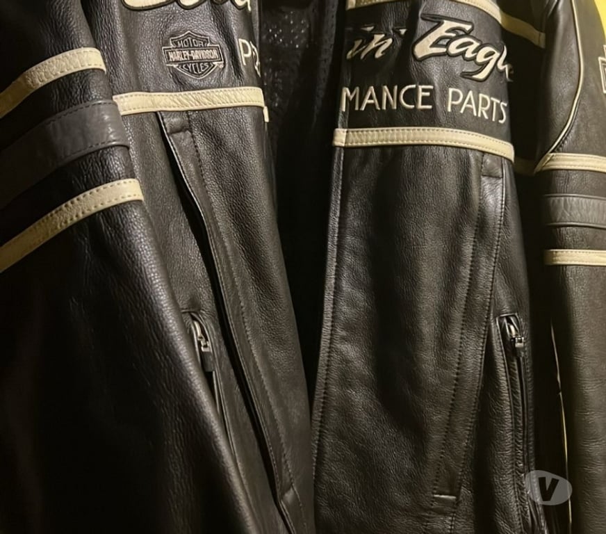 Ropa - Accesorios Maipo Paine - Fotos de CHAQUETA CUERO LEEGITIMA HARLEY DAVISON